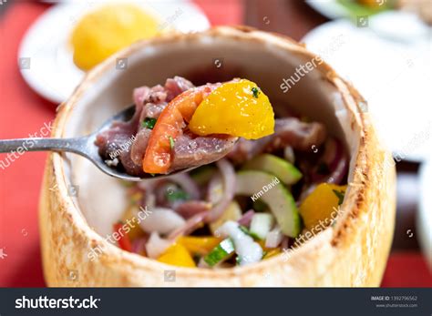 Filipino Sashimi Recipe Tuna Kilawin Philippines Stock Photo 1392796562 ...