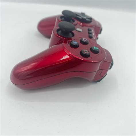 PS3 Controller Red Wireless Powers On Untested PlayStation 3 | eBay