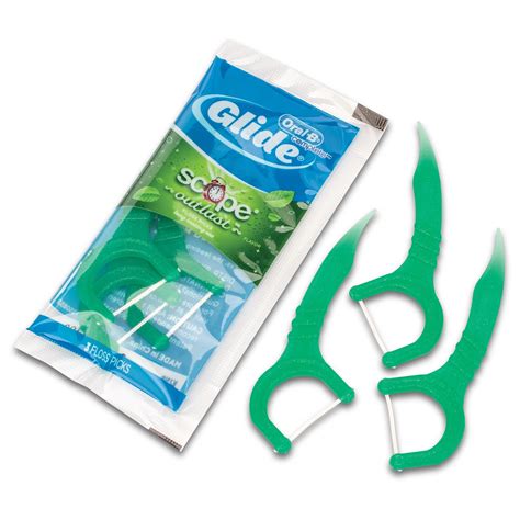 Glide Floss Picks with Scope 72/Pack | Practicon Dental Supplies