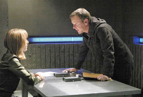 Jack Bauer interrogates Audrey Raines in 24 Season 5 Episode 15 - 24 ...