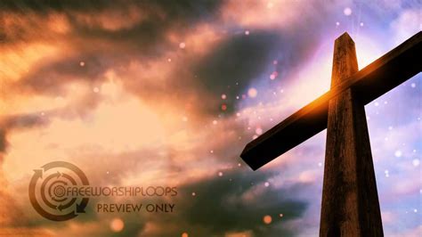 Cross and Sky Free Looping Motion Background - YouTube