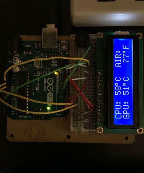 Arduino LCD Computer Temperature Monitor : 5 Steps - Instructables