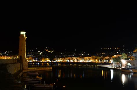 Rethymno at night. - Travel Greece Travel Europe