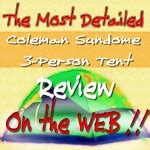 Coleman Sundome 3-Person Tent Review | Camping Annie