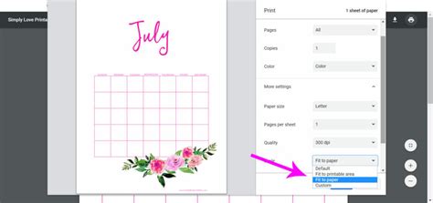 Free Printable Floral Planner Pages and Undated Monthly Calendars ...