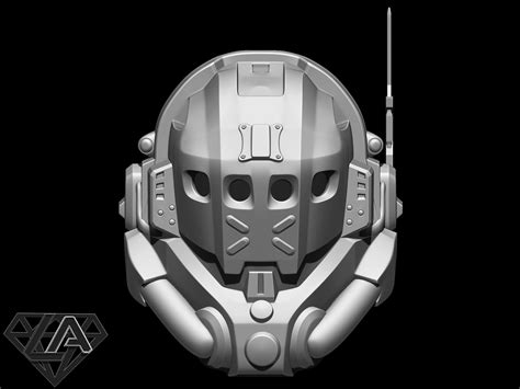 TitanFall 2 Pilot Sci Fi Helmet - 3D Print Model by LAfactorystore