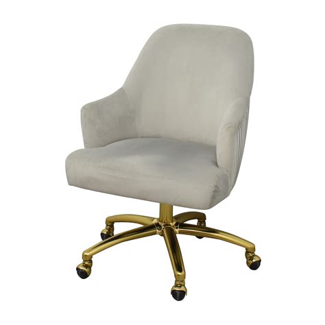 Pottery Barn Teen Pleated Swivel Desk Chair | 53% Off | Kaiyo