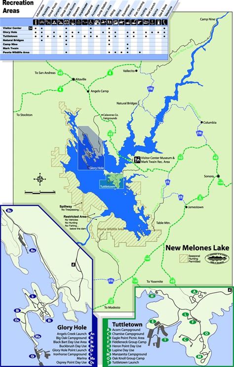 New Melones Lake Map - Adiana Klarrisa