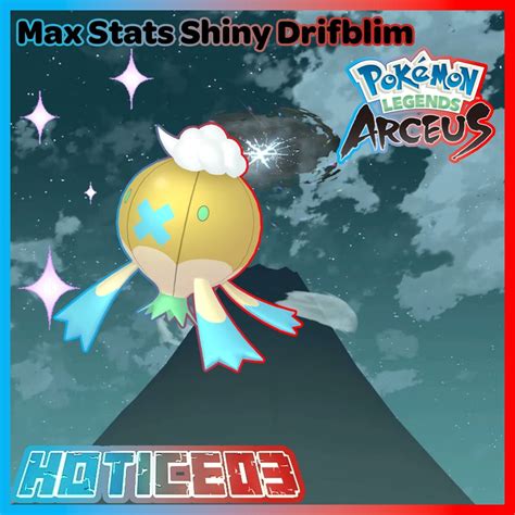 Pokemon Legends: Arceus Shiny Drifblim Max Stats - Etsy