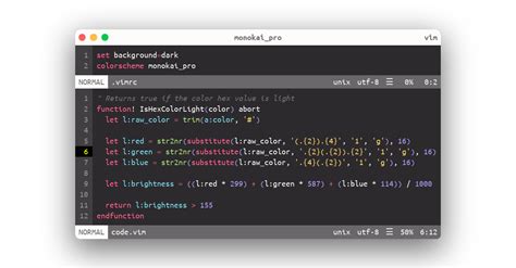 vim-monokai-pro, by phanviet | vimcolorschemes