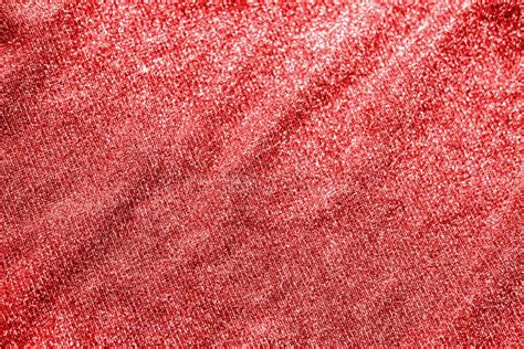 Colored Red Shiny Fabric Texture with Folds. Surface Background Colors ...