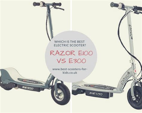 Razor E100 vs Razor E300