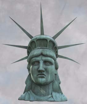 PLANET OF THE APES ORIGINAL STATUE OF LIBERTY PROP