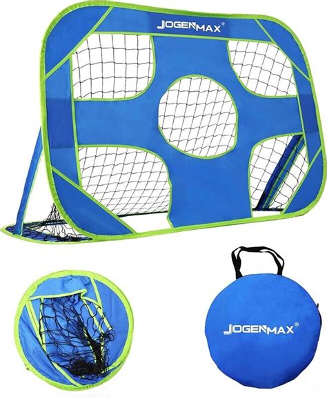 Kids Soccer Goal- 2 in 1 Portable Pop Up Soccer Goals Nets for Backyard