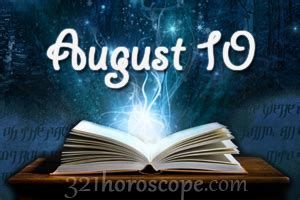 August 10 Birthday horoscope - zodiac sign for August 10th