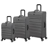 Lucas Designer Luggage Collection - 3 Piece Softside Expandable Ultra ...