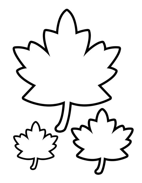 Autumn Leaf Cutouts Templates - ClipArt Best