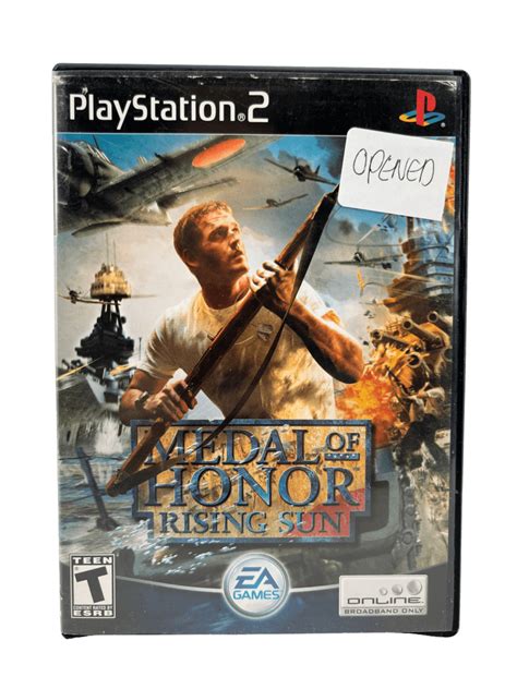 PlayStation 2 : Medal Of Honor Rising Sun Game / Video Game **OPENED ...