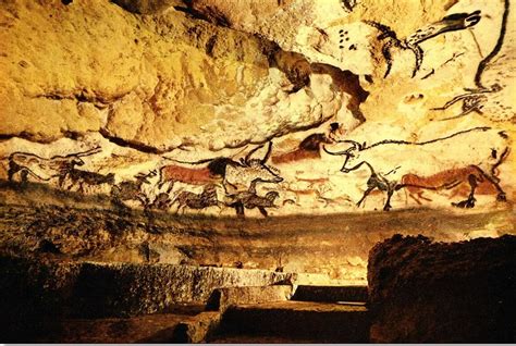 The Altamira Cave in Spain. Rock Art of the Stone Age.