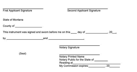 Notary Signature Template | TUTORE.ORG - Master of Documents