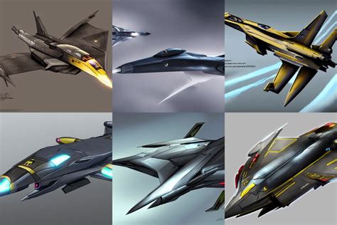 Space Fighter Concept Art