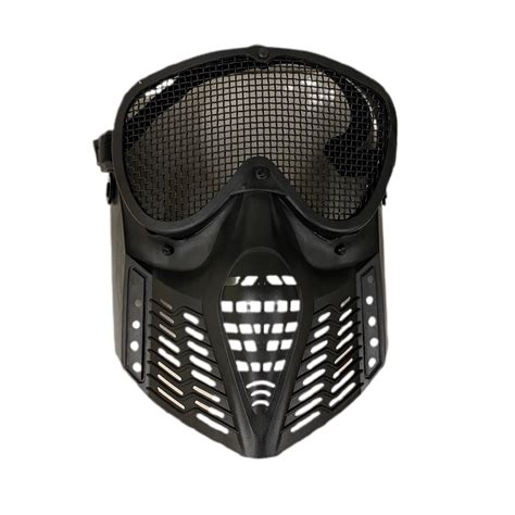 Full Face Airsoft Mask (Black) | BBGunsExpress