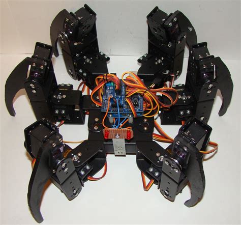 My Commentary and Technical help: Arduino Powered Hexapod/Spider 18 DOF ...