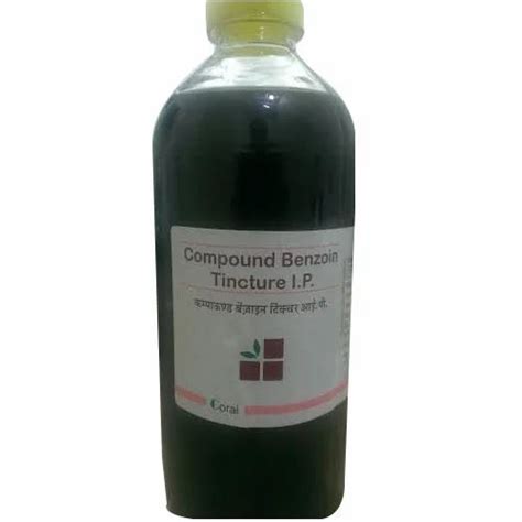 Compound Benzoin Tincture at Rs 30/bottle | Compound Benzoin Tincture ...