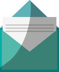 Isolated email envelope design Royalty Free Vector Image