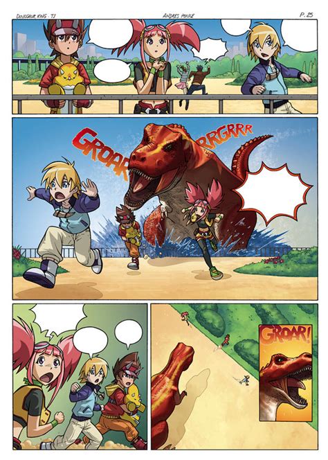 Dinosaur King page 25 by UltimateRubberFool on DeviantArt