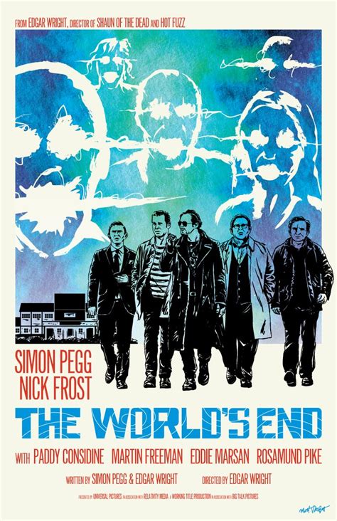 The World's End poster by Matt Talbot | Iconic movie posters, Film art ...