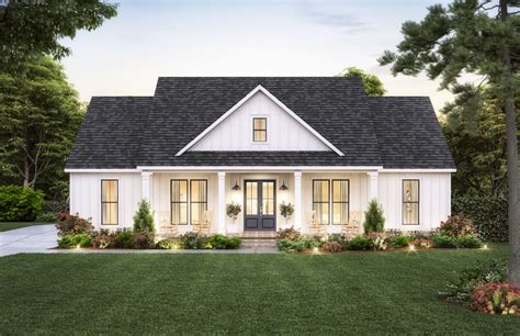 Farmhouse Style House Plan - 3 Beds 2.5 Baths 1924 Sq/Ft Plan #1074-44 - Houseplans.com