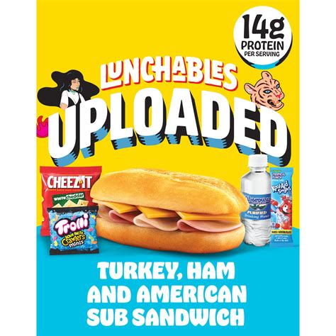 Oscar Mayer Lunchables Uploaded 6-Inch Turkey & Ham Sub Sandwich - Shop ...