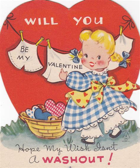 Vintage Valentines Day Card Unused 1940's 018 | Etsy | Vintage ...