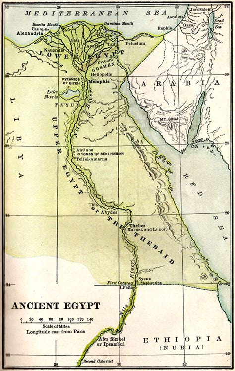 Map of Ancient Egypt