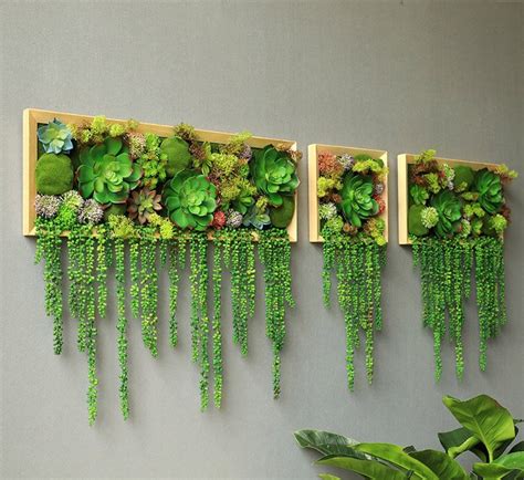 Artificial living green wall indoor green plants special | Etsy ...