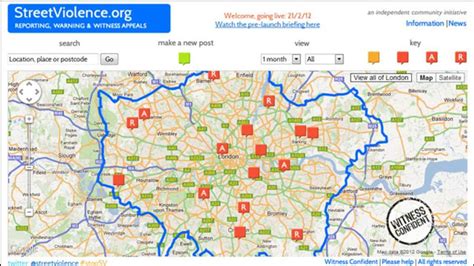 Unofficial Site Puts London Crimes On The Map | Science, Climate & Tech ...