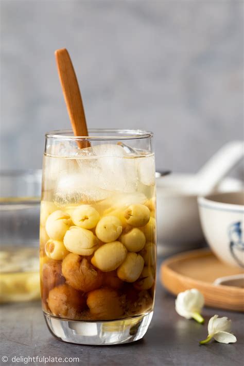 Lotus Seed Sweet Soup with Longan - Delightful Plate