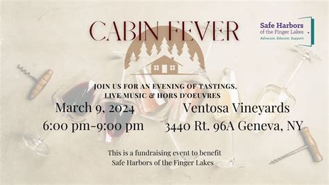 Cabin Fever Night Out , Ventosa Vineyards, Geneva, 9 March 2024 | AllEvents