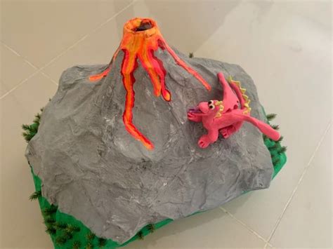 How to make a papier mache volcano or mountain | Teaching Resources