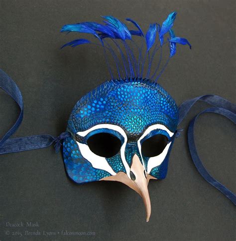 Peacock - Leather Mask | Peacock mask, Leather mask, Masks masquerade