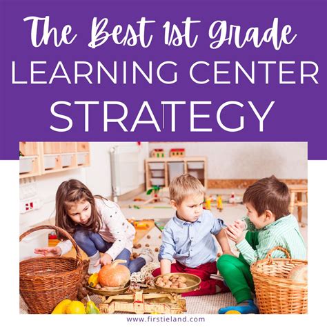 The Best Learning Center Strategy For First Grade - Firstieland - First Grade Teacher Blog