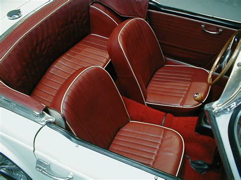 1965 Triumph TR4 interior page.