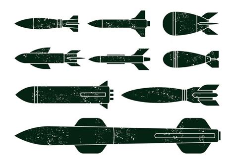 World War Missile Vectors - Download Free Vector Art, Stock Graphics ...