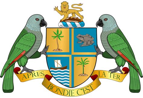 Dominica Flag and Coat of Arms SVG PNG . Dominiquais Caribbean - Etsy