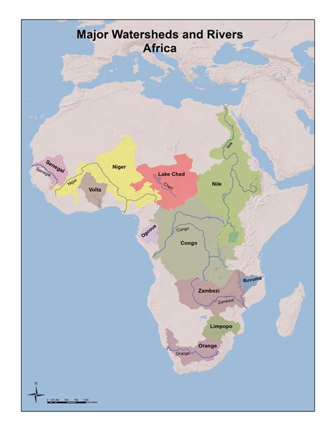 Major Watersheds and Rivers of Africa | Open Rivers Journal