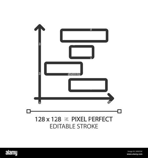 Gantt chart linear icon Stock Vector Image & Art - Alamy