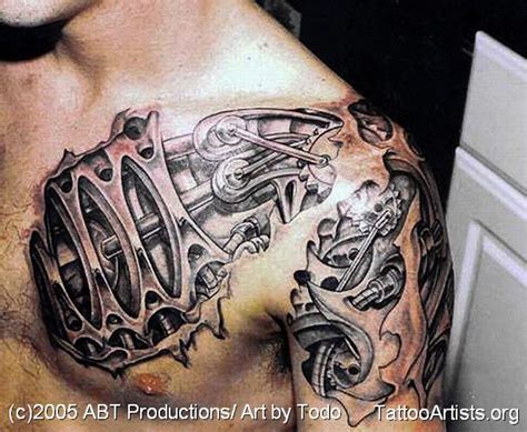 59 Realistic Rip Shoulder Tattoos - Shoulder Tattoos