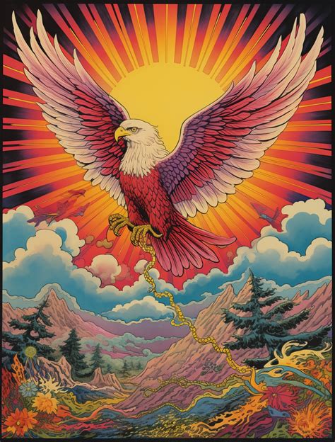 Retro Eagle Sun Ray Illustration Free Stock Photo - Public Domain Pictures