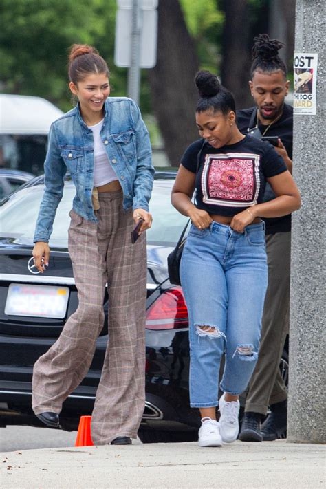 Zendaya With Her Brother Austin at the Granville Restaurant in Burbank ...